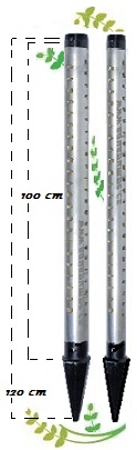 Rážecí hrot 5/4" pozink s mosaznou tkaninou uvnitř trubky