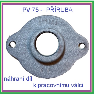 PV 75 - Náhradní příruba 306/75 (5/4" závit vnější ) skladem 