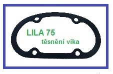 LILA 75 - Těsnění víka 214/117/3 pod hlavu čerpadla 