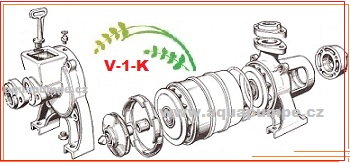 V-1- K  Pouzdro hřídele KR 22